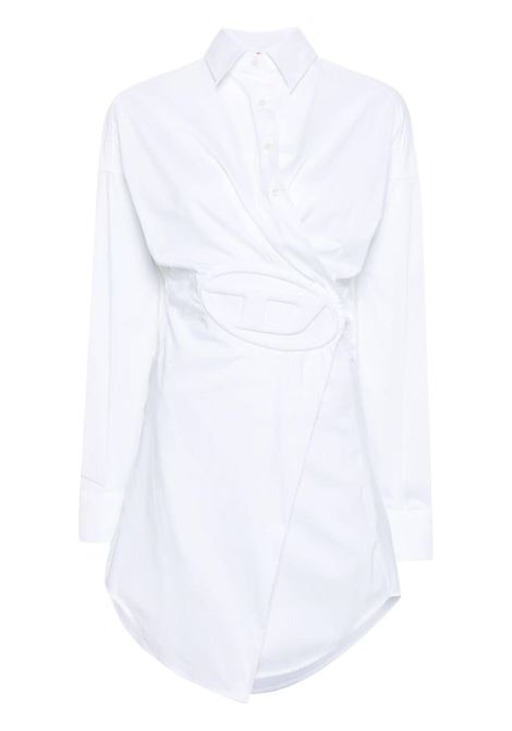 White D-Sizen-N1 shirtdress - women DIESEL | A128740IMAL100
