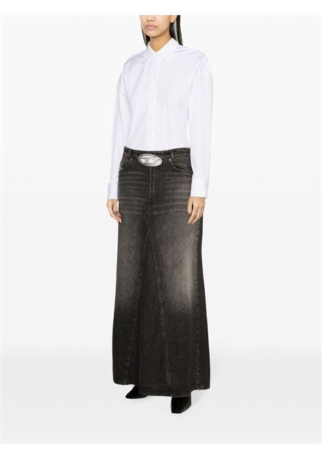 Black De-Pago denim maxi skirt - women DIESEL | A131490JGAE02