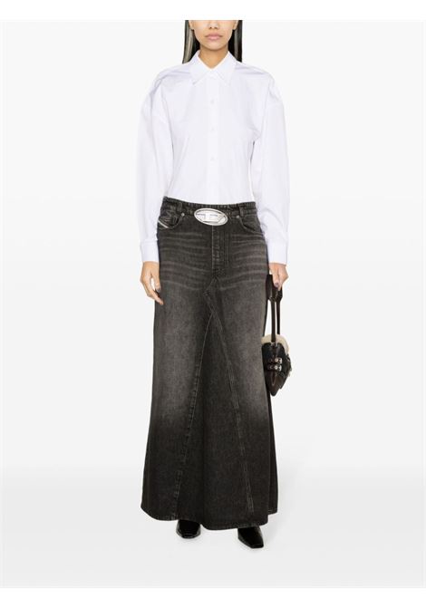 Black De-Pago denim maxi skirt - women DIESEL | A131490JGAE02