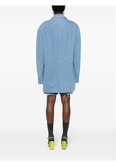 Giacca oversize in denim in blu - donna DRIES VAN NOTEN | 2410104058451514