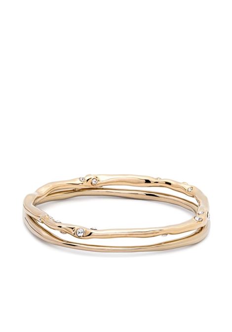 Gold crystal-embellished bracelet set - women DRIES VAN NOTEN | 241018237063954
