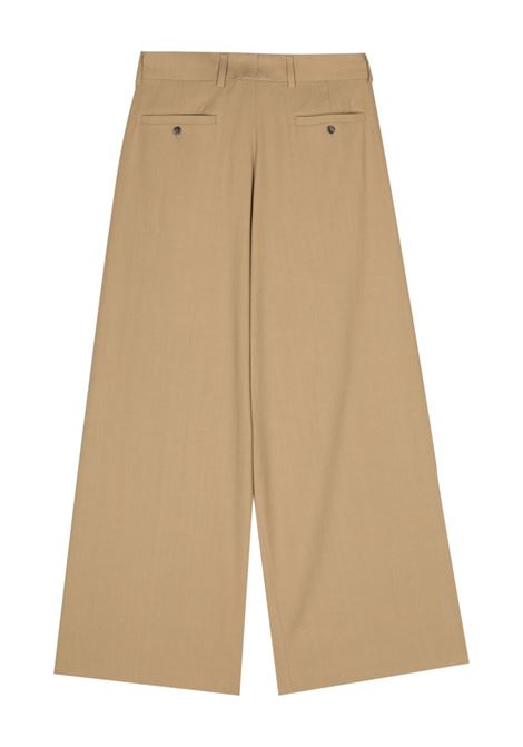 Sand beige wide-leg trousers Dries Van Noten - men DRIES VAN NOTEN | 2410209408312101