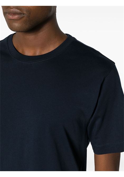 Blue crew-neck T-shirt - men DRIES VAN NOTEN | 2410211008600509