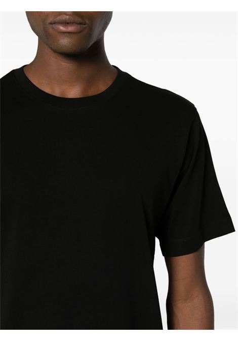 T-shirt a girocollo in nero - uomo DRIES VAN NOTEN | 2410211008600900