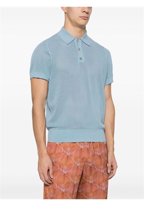 Polo in maglia mindo in blu  - uomo DRIES VAN NOTEN | 2410212188702514