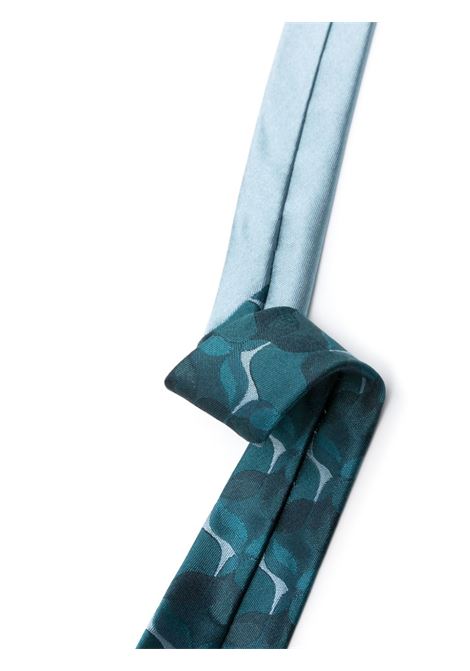 Multicolored patterned-jacquard tie - men DRIES VAN NOTEN | 2410216008905508