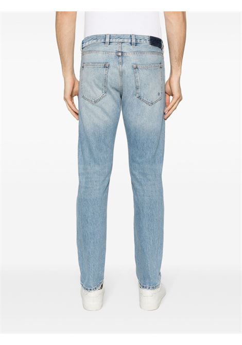 Blue distressed tapered-leg jeans - men ELEVENTY | I75PANI12TET0I01919