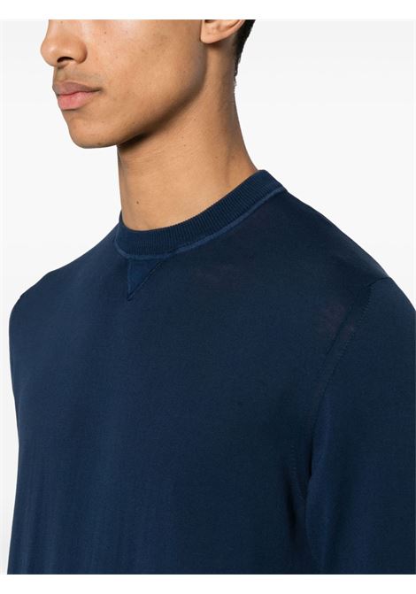 Maglione in maglia fine in blu - uomo ELEVENTY | I76MAGE10MAT0A00111A