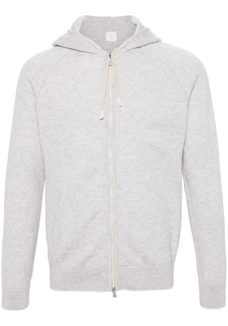 Grey hooded sweatshirt - men