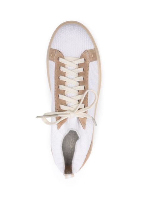 White panelled knitted sneakers Eleventy - men ELEVENTY | I77SCAI06SCA0I01101