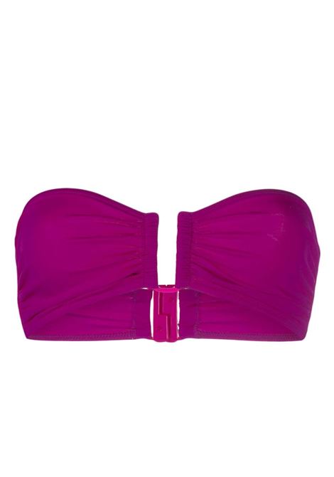 Fuchsia Show bandeau bikini top - women ERES | 0314040127424E