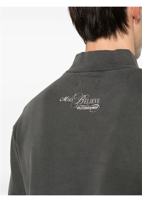 Black logo-printed longsleeved T-shirt - men ERL | ERL08T0101