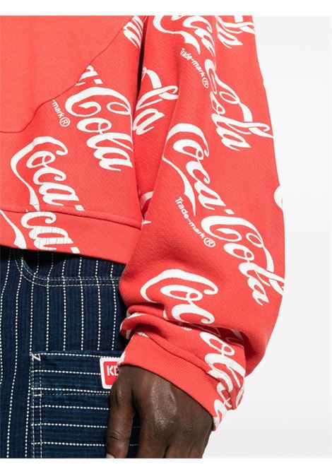 Felpa Coca-Cola con stampa in rosso - uomo ERL | ERL08T0241