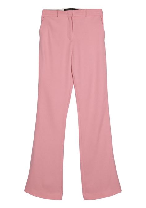 Pink high-waist flared trousers Federica Tosi - women