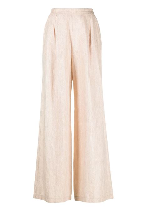 Pink wide leg trousers - women FORTE FORTE | 120252516