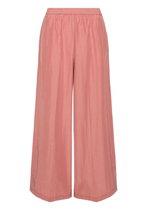 Gold pink palazzo trousers - women