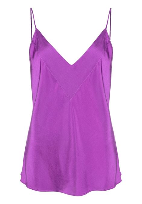 Purple top with straps - women FORTE FORTE | 120704039