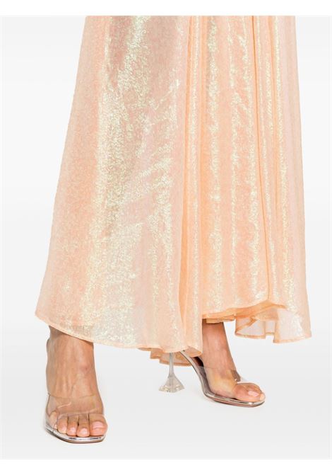 Pink iridescen semi-sheer skirt - women FORTE FORTE | 120851063