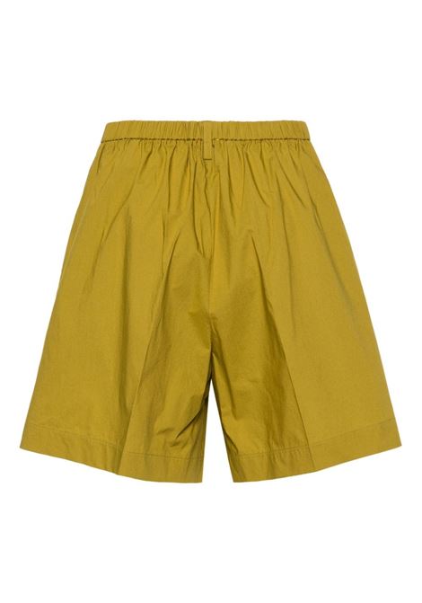 Khaki green  high-waist bermuda shorts Forte Forte - women FORTE FORTE | 123483014