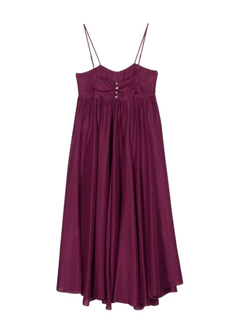 Purple empire-line maxi dress Forte Forte - women FORTE FORTE | 123872508