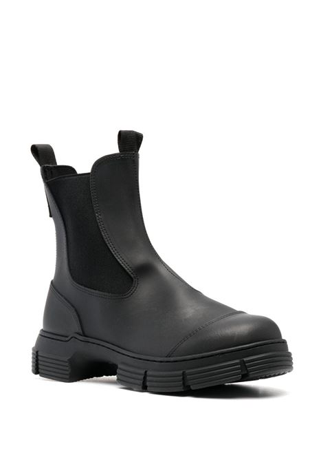 Black Citty slip-on ankle boots - women GANNI | S2174099