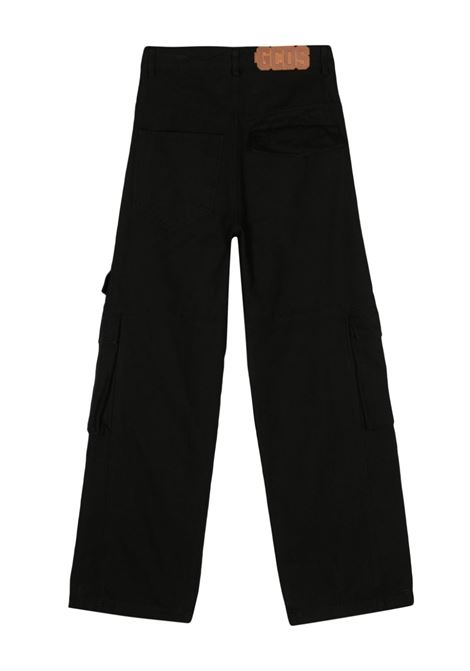 Black Ultracargo wide-leg trousers - women GCDS | A1OM2911TD399