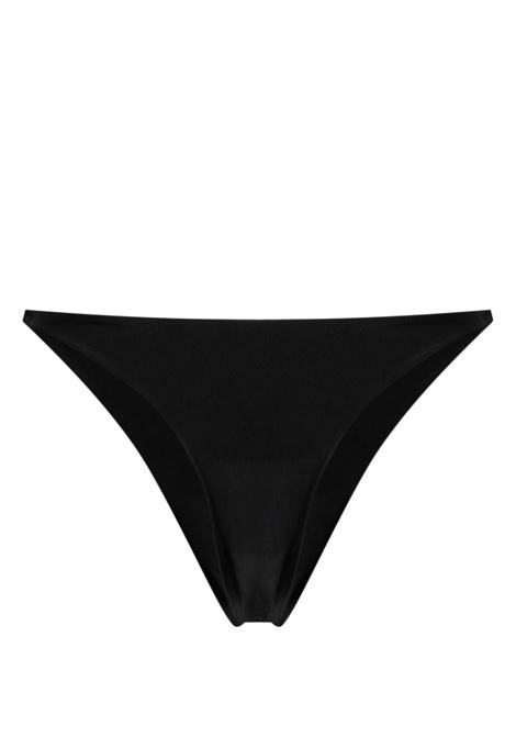 Black logo-plaque bikini bottoms - women GCDS | A1OW3400TC099