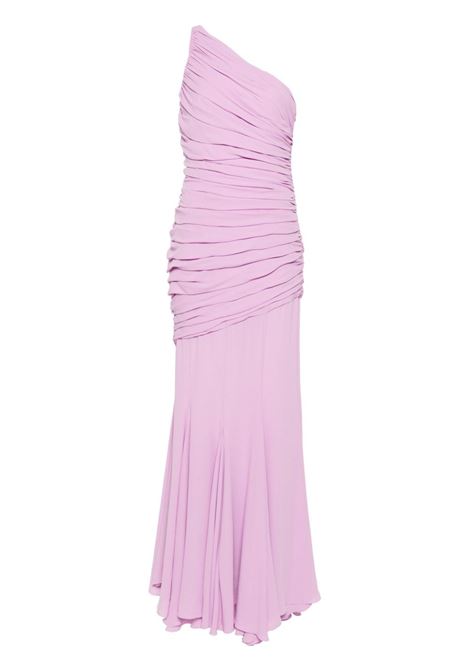Lilac one-shoulder maxi dress - women GIUSEPPE DI MORABITO | 02SSLD0730227971