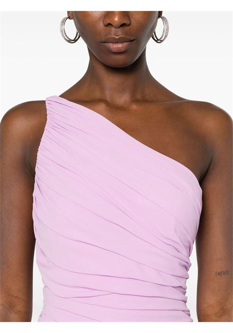 Lilac one-shoulder maxi dress - women GIUSEPPE DI MORABITO | 02SSLD0730227971
