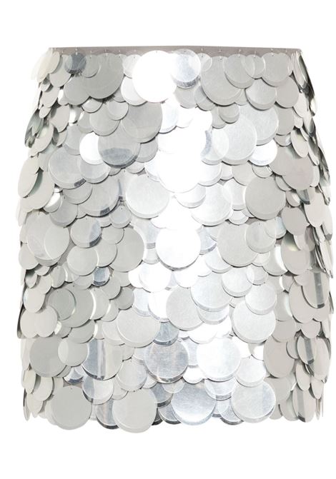 Silver sequin-embellished mini skirt - women GIUSEPPE DI MORABITO | Skirts | 02SSSK123R0230791