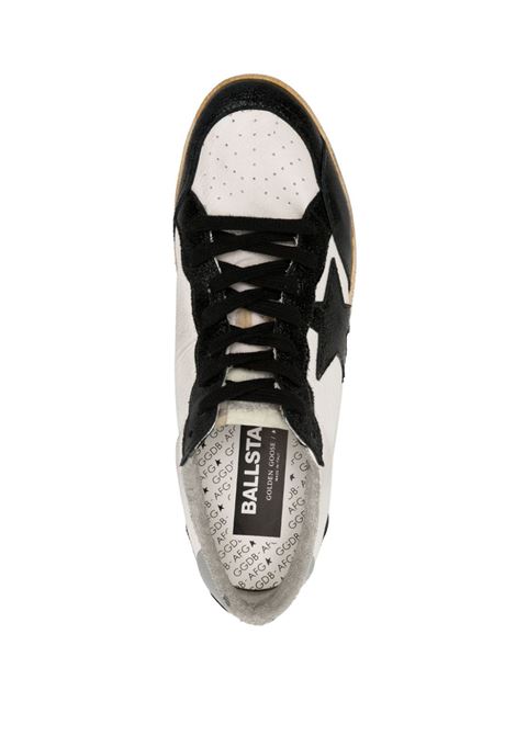 White, grey and black ballstar low-top sneakers - men  GOLDEN GOOSE | GMF00623F00506810546