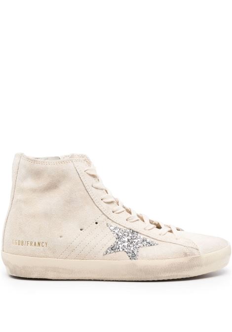 Sneakers alte francy in beige - donna