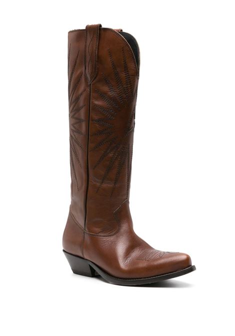 Brown Wish Star boots - women GOLDEN GOOSE | GWF00135F00550040163