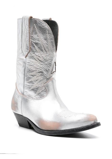 Silver western boots - women GOLDEN GOOSE | GWF00136F00549570100
