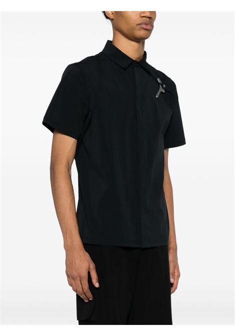 Black hardware-detailed shirt ? men  HELIOT EMIL | HEM05042BLK01