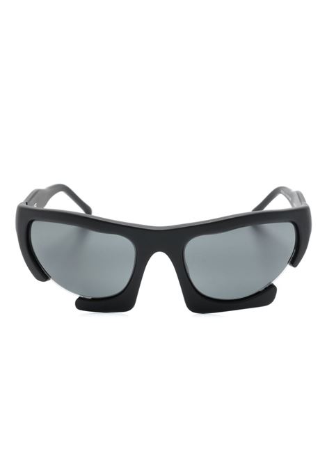 Black Axially biker-frame sunglasses Heliot Emil - unisex