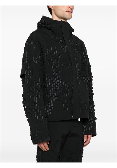 Black Morphogens hooded jacket ? men  HELIOT EMIL | PRESS24M02108BLK01