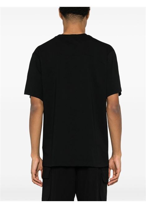 Black hardware-detailed T-shirt ? men HELIOT EMIL | PRESS24M09111BLK01