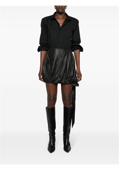 Black Bubble mini skirt - women HELMUT LANG | O01HW310001