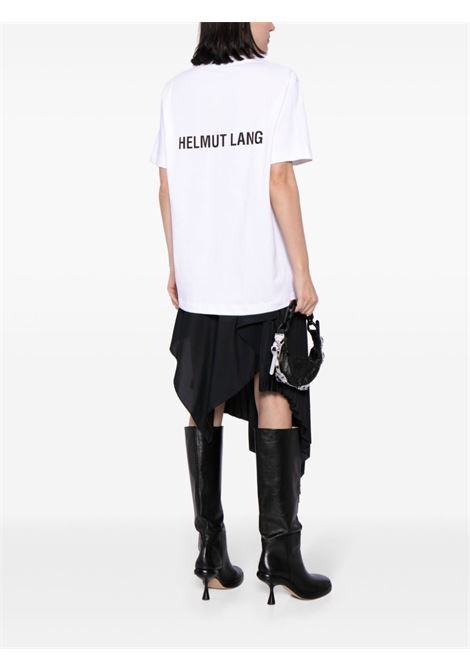 White logo-print T-shirt - unisex HELMUT LANG | O01HW503100