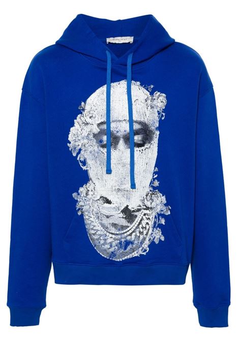 Blue Mask Roses-print sweatshirt - men