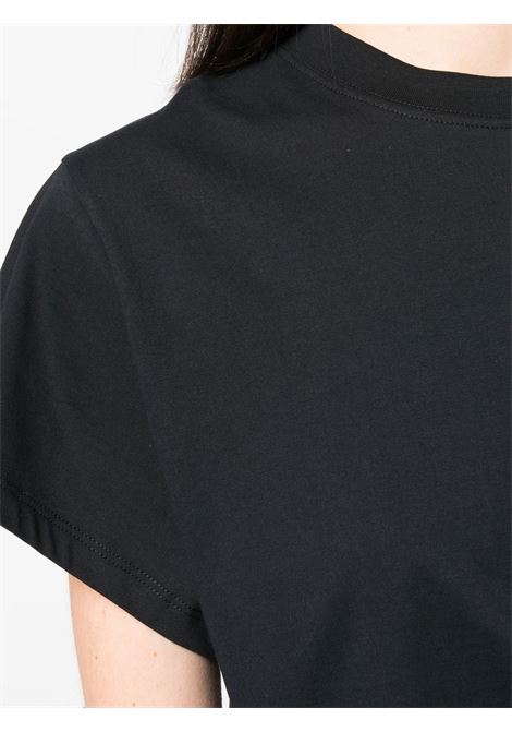 T-shirt girocollo in nero di Iro - donna IRO | 00PWF19TABITHABLA0100P