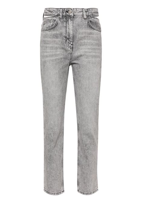 Grey  Indro cut-out tapered jeans - women