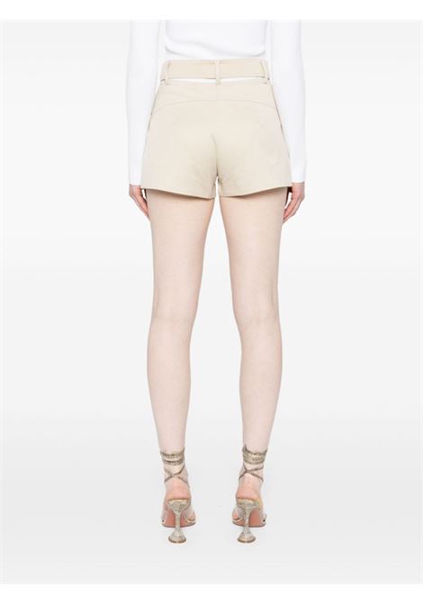 Beige shaima high-waisted shorts - women IRO | 24SWP30SHAIMABEI0124S