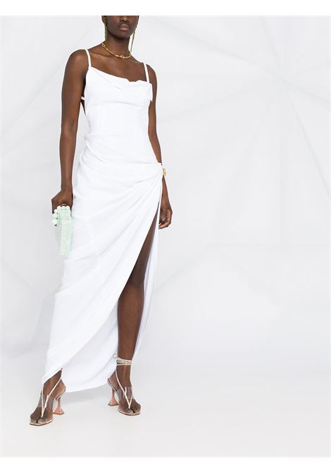 Abito la robe saudade longue in bianco - donna JACQUEMUS | 211DR0011020100