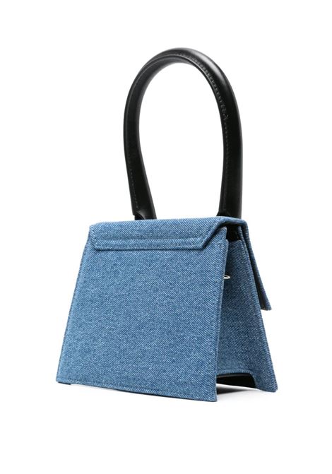 Borsa tote le chiquito moyen Jacquemus in blu e nero - donna JACQUEMUS | 213BA0023176330