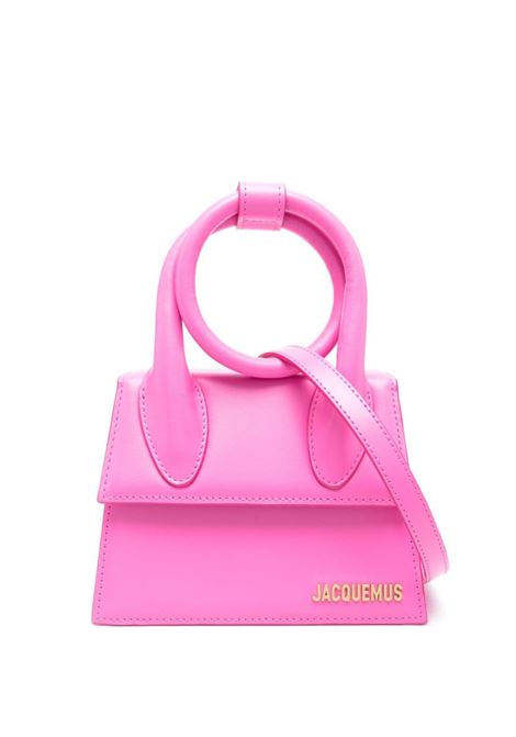 Borsa tote le chiquito noeud Jacquemus in rosa - donna