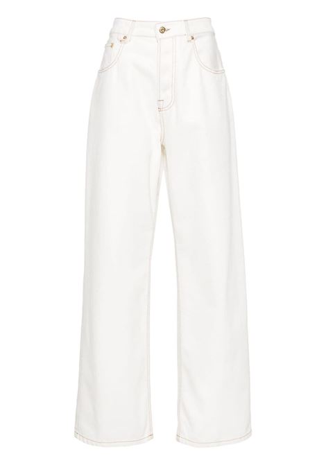 Jeans le de nimes large in bianco - donna JACQUEMUS | Jeans | 241DE038151411C