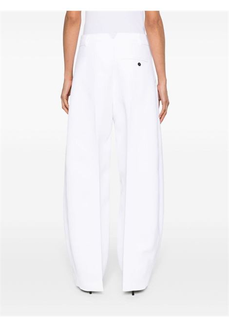 Pantaloni a palazzo con pieghe in bianco - donna JACQUEMUS | 241PA0791526100