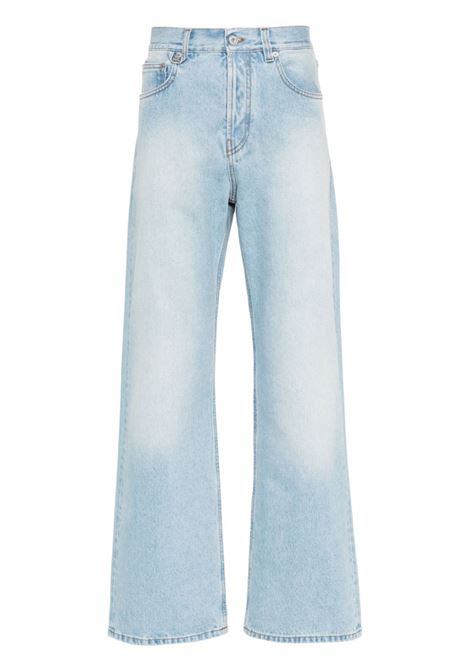 Light blue Le De Nimes Droit straight-leg jeans - men